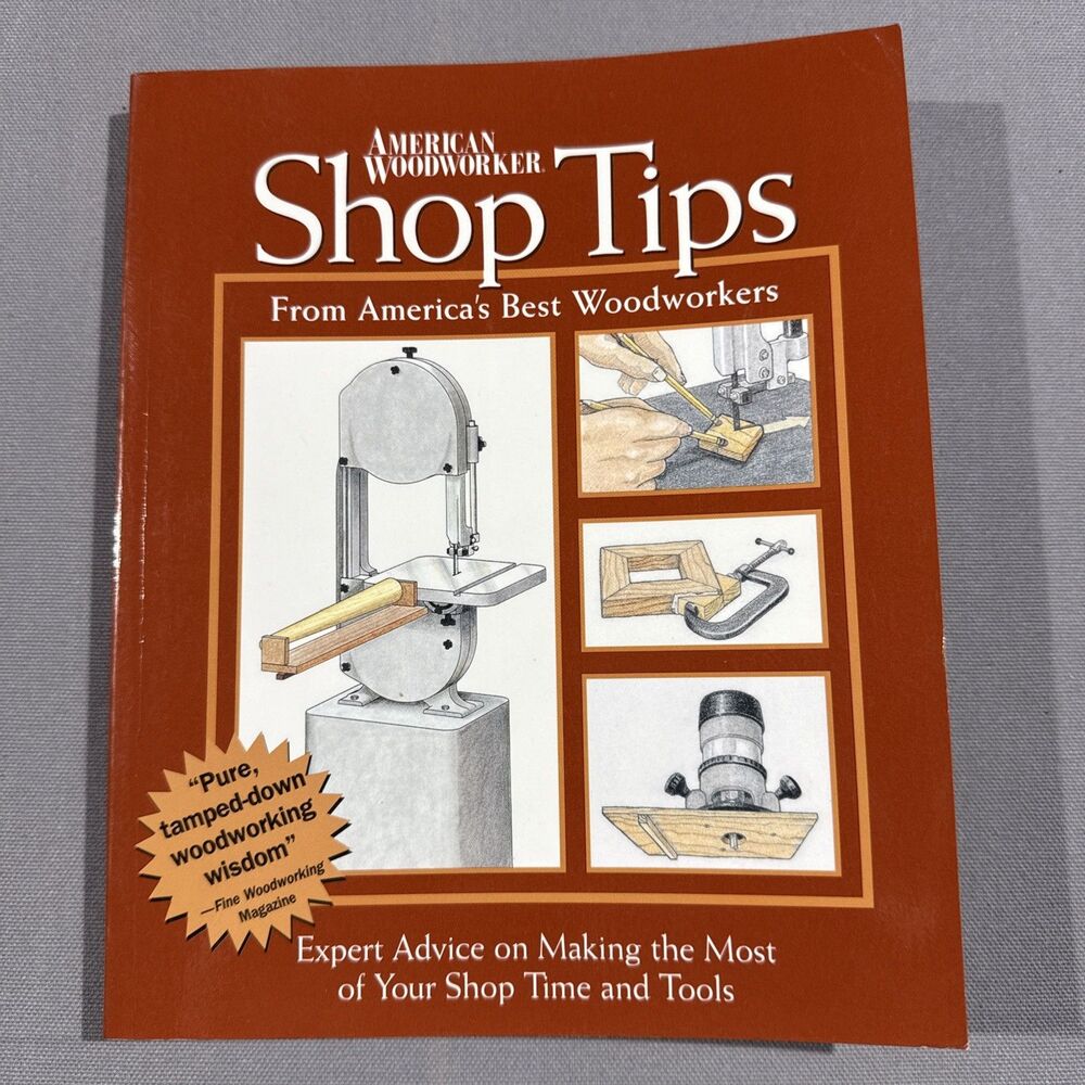 1994 American Woodworker Shop Tips Expert Advice Book Readers Digest
